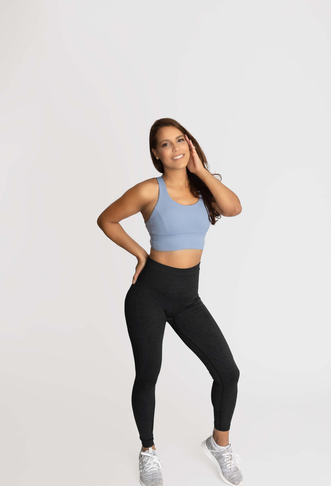 Milan Blue Sports Bra