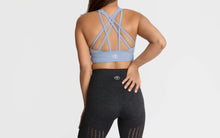 Load image into Gallery viewer, Milan Blue Sports Bra
